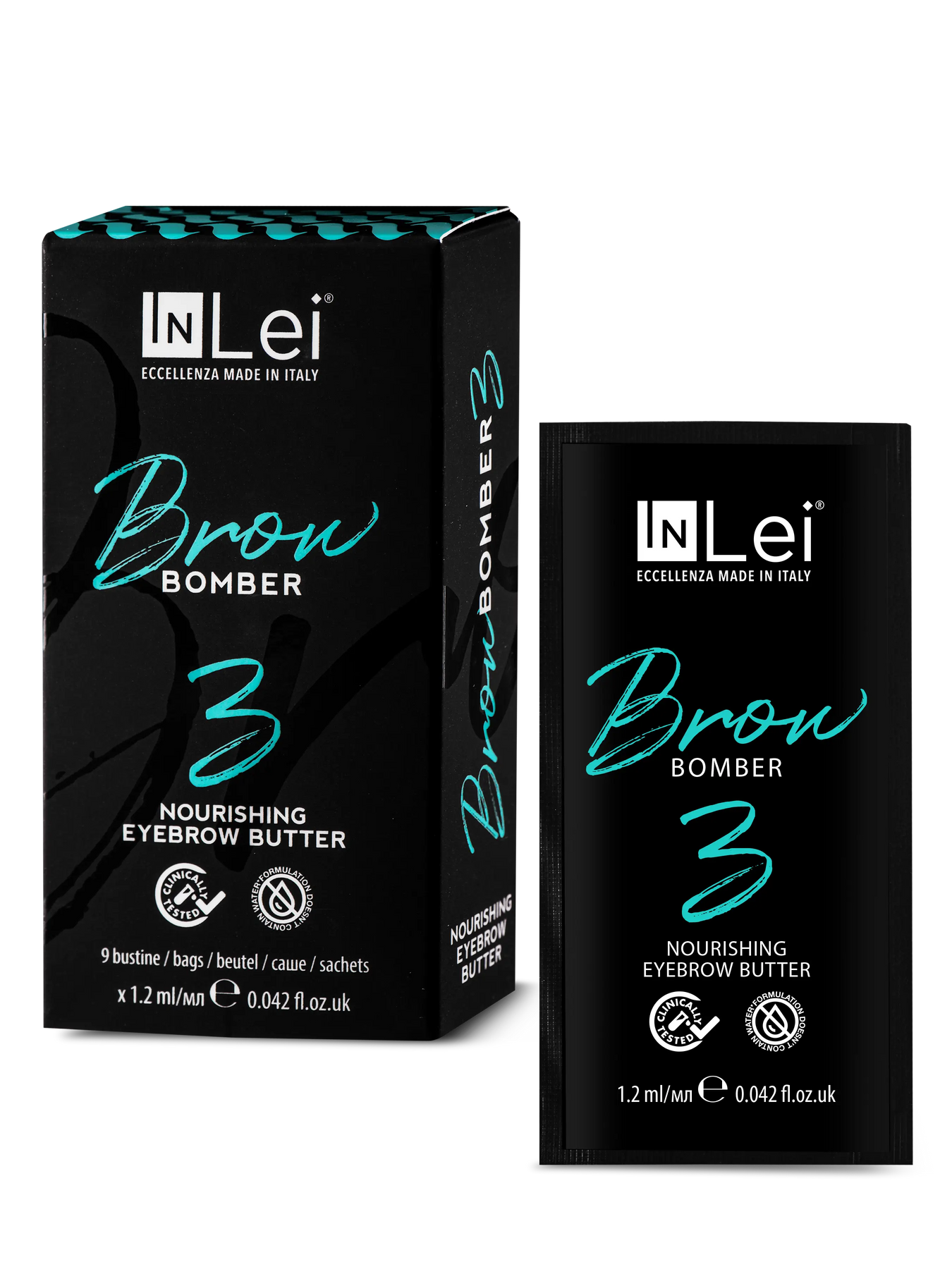 InLei® BROW BOMBER 3 hranljivo ulje za obrve (9×1,2ML) – kesice2