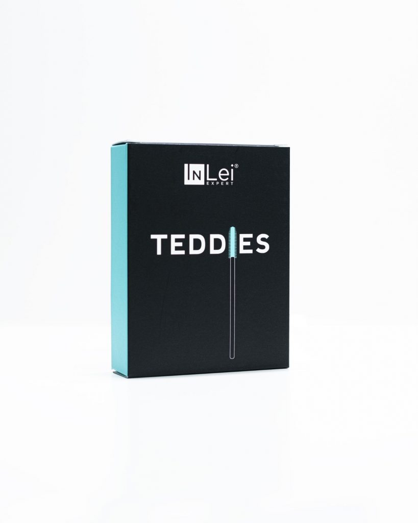 InLei “TEDDIES” silikonski češljići za trepavice i obrve – 50kom -2