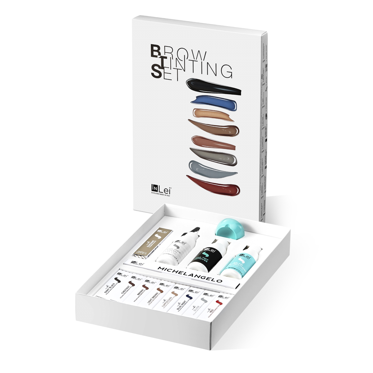 InLei komplet za farbanje trepavica i obrva BROW TINTING SET (2)