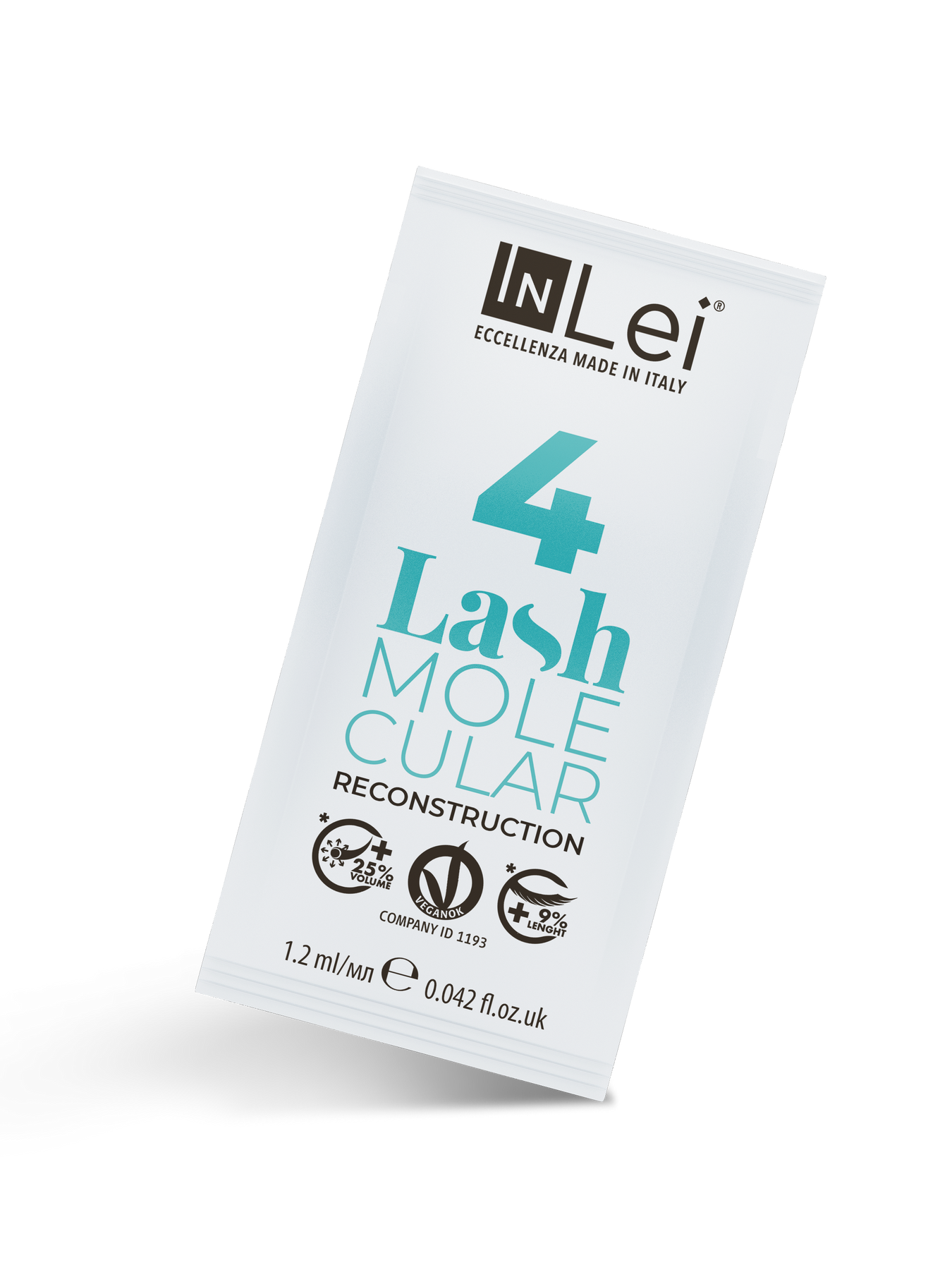 InLei LASH MOLECULAR 4 losion za rekonstrukciju trepavica i obrva 9x1,2ml(kesice)1