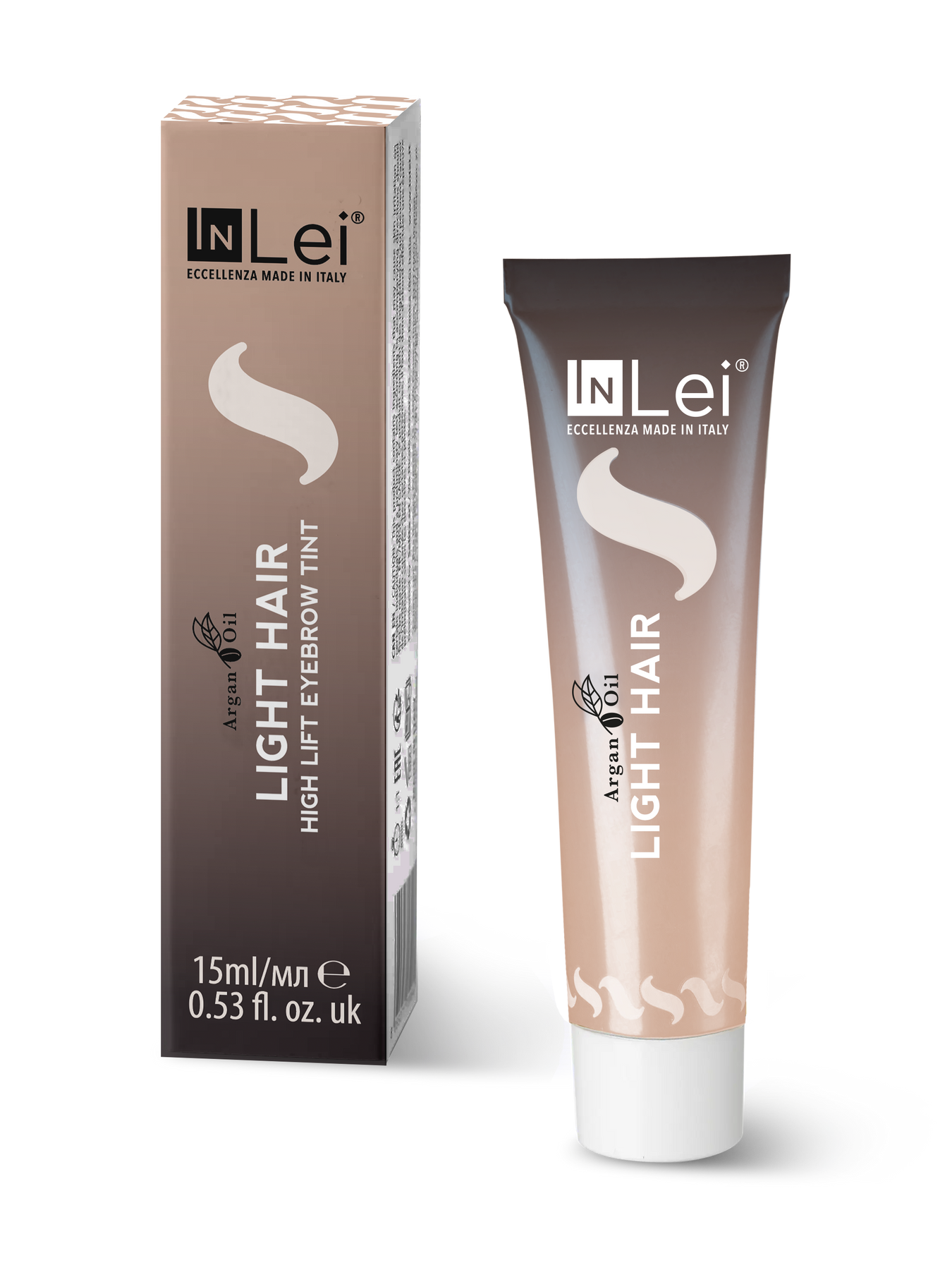 InLei LIGHT HAIR – Svetla farba za obrve visokog intenziteta sa arganovim uljem 15ml2