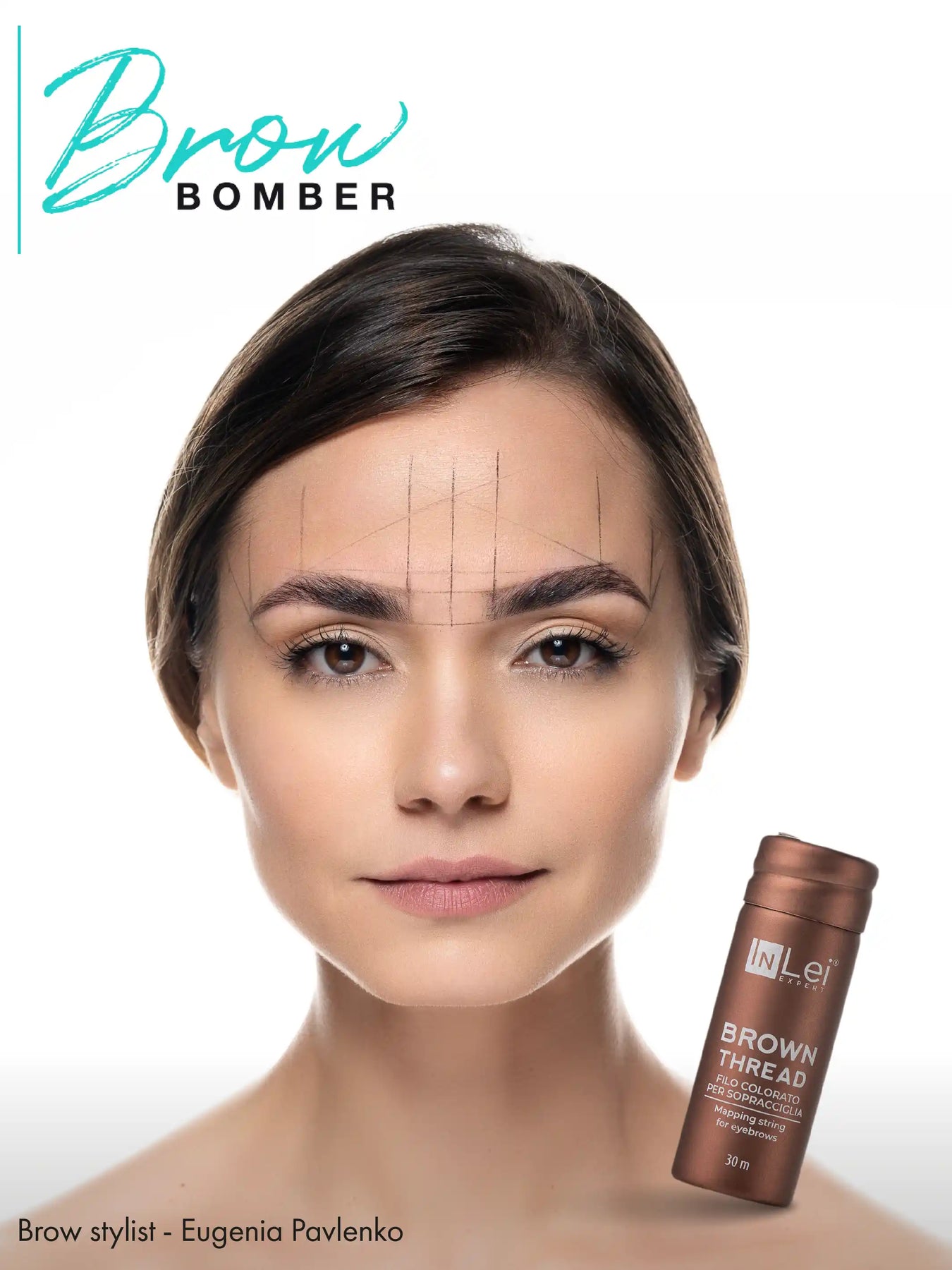 BROWN THREAD – braon konac za iscrtavanje obrva, 30m4