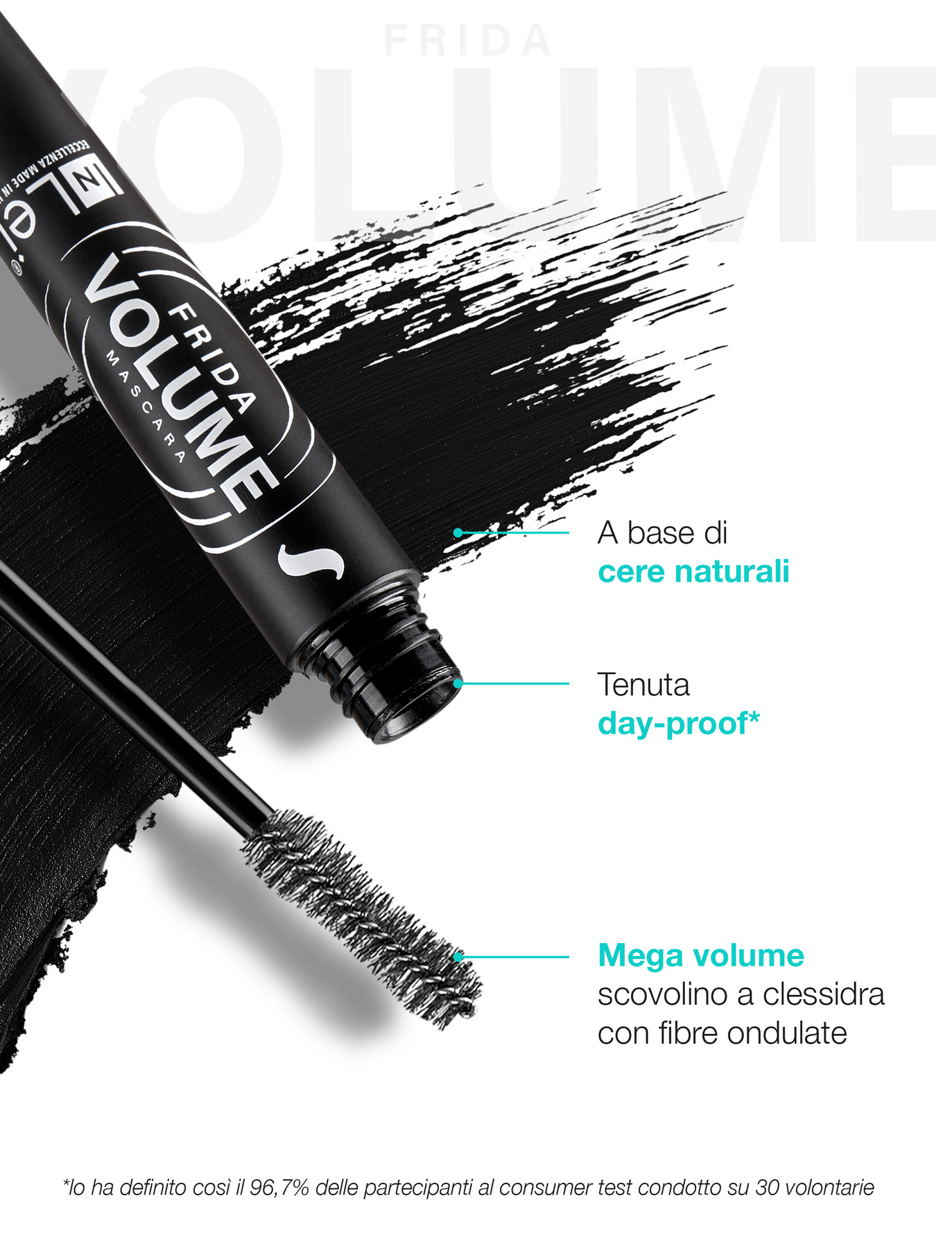 FRIDA VOLUME – maskara za volumen prirodnih trepavica i ekstenzija trepavica, 8 ml5