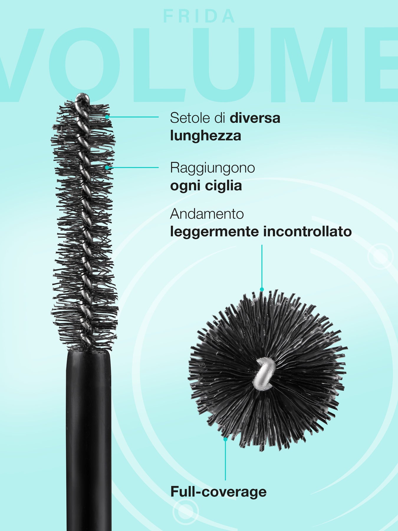 FRIDA VOLUME – maskara za volumen prirodnih trepavica i ekstenzija trepavica, 8 ml6