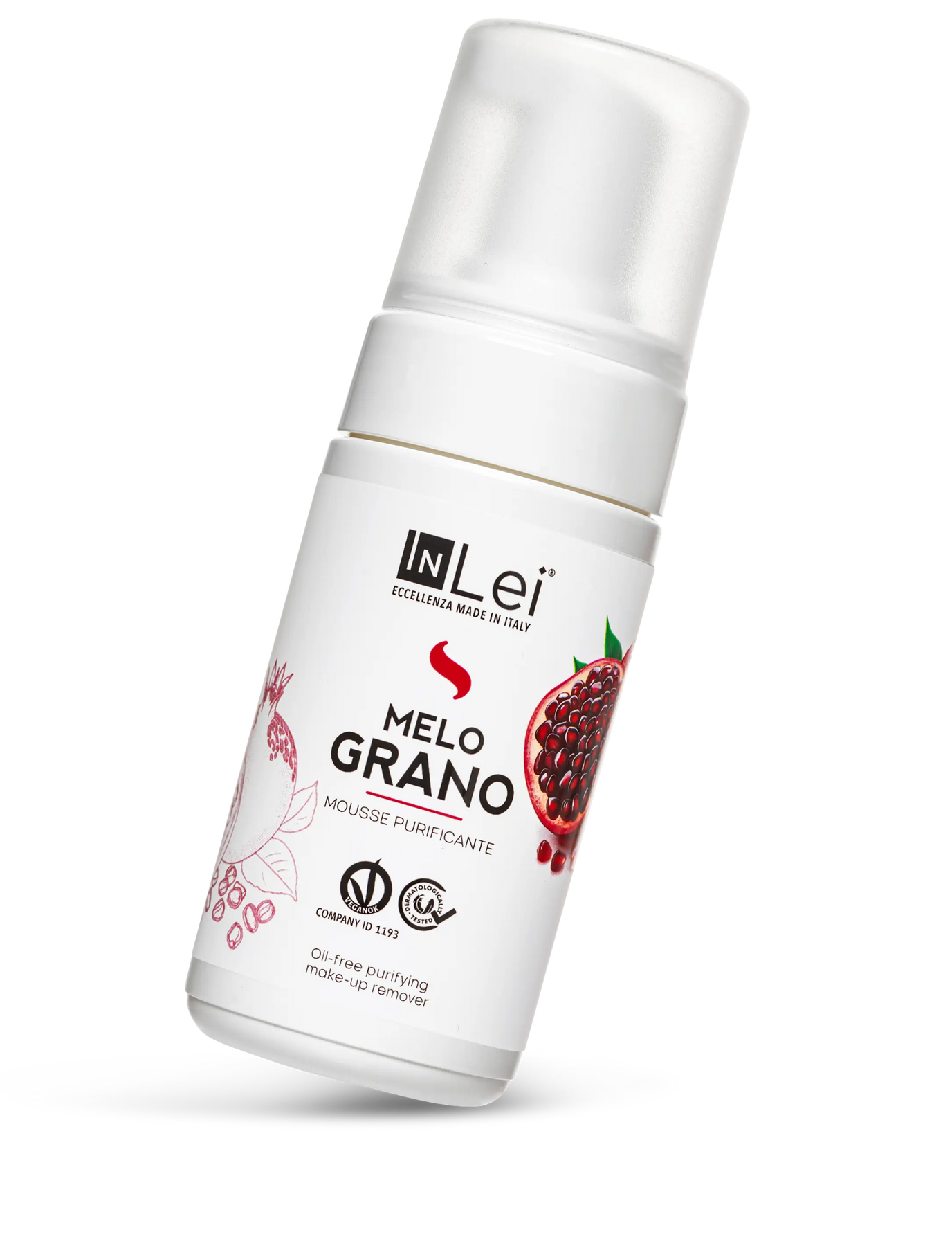 MOUSSE MELOGRANO – osvežavajuća pena za čišćenje trepavica, obrva i lica, 100 ml1
