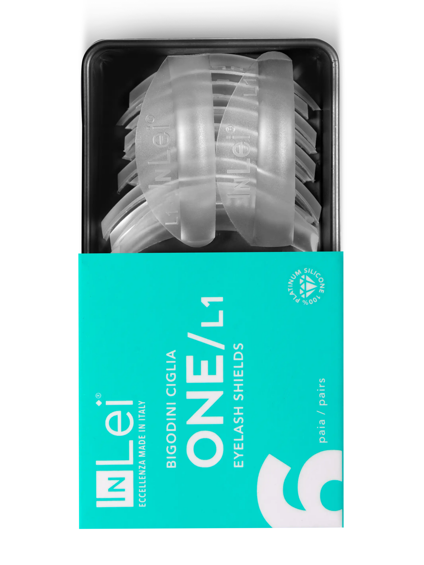 ONE L1 – silikonski jastučići za trepavice, 6 pari3