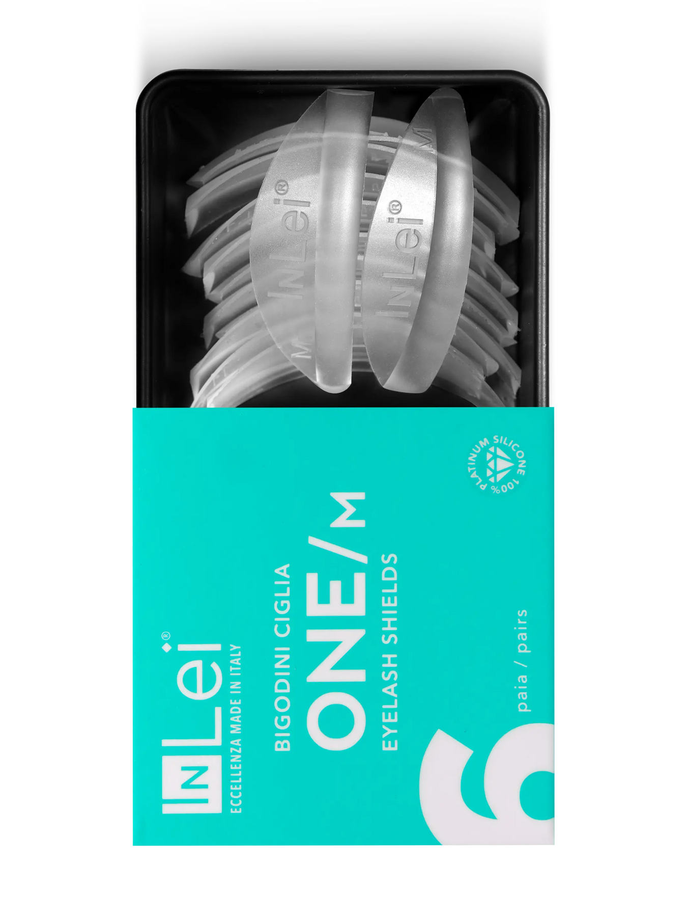 ONE M – silikonski jastučići za trepavice, 6 pari3