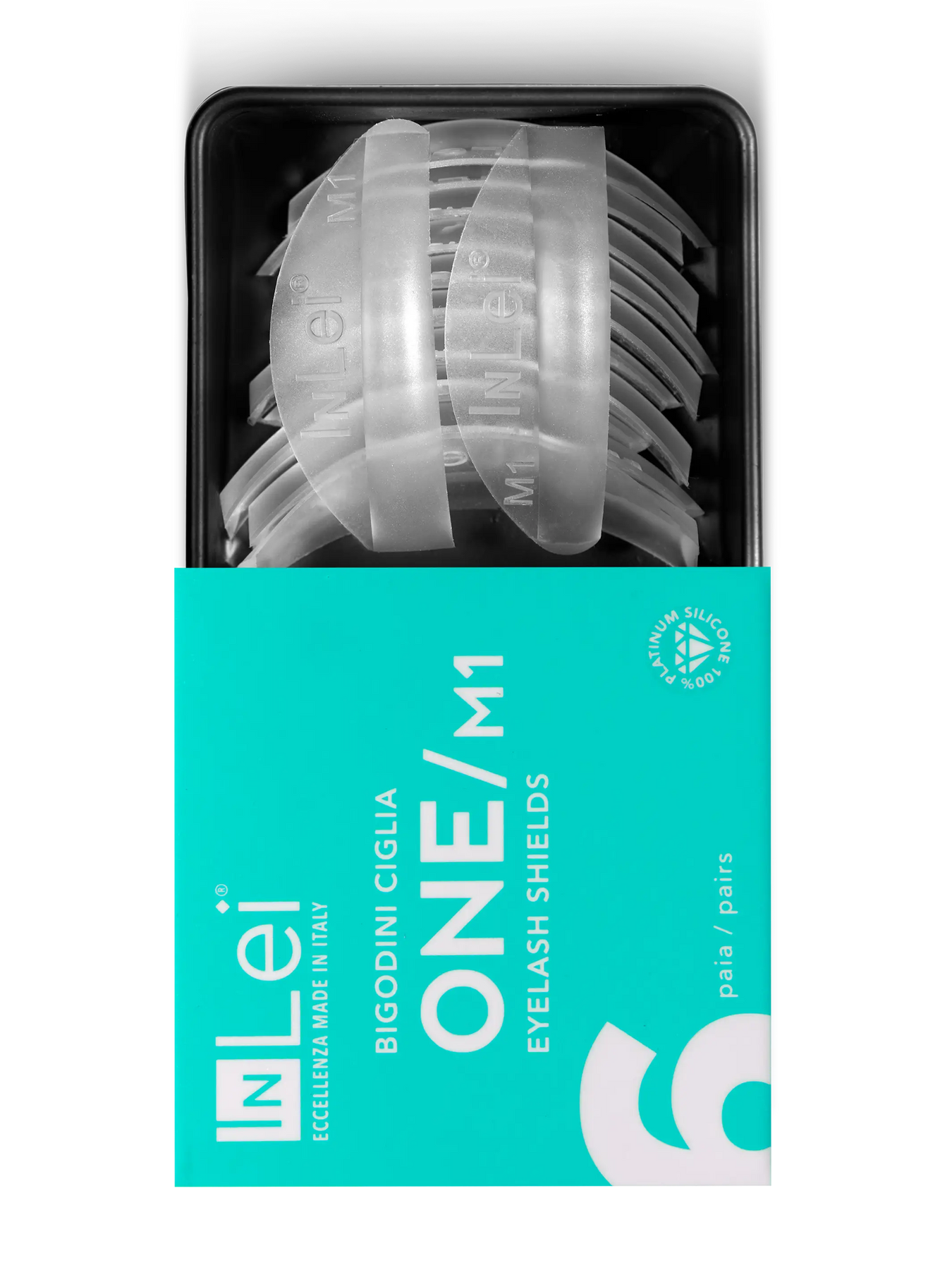ONE M1 – silikonski jastučići za trepavice, 6 pari3
