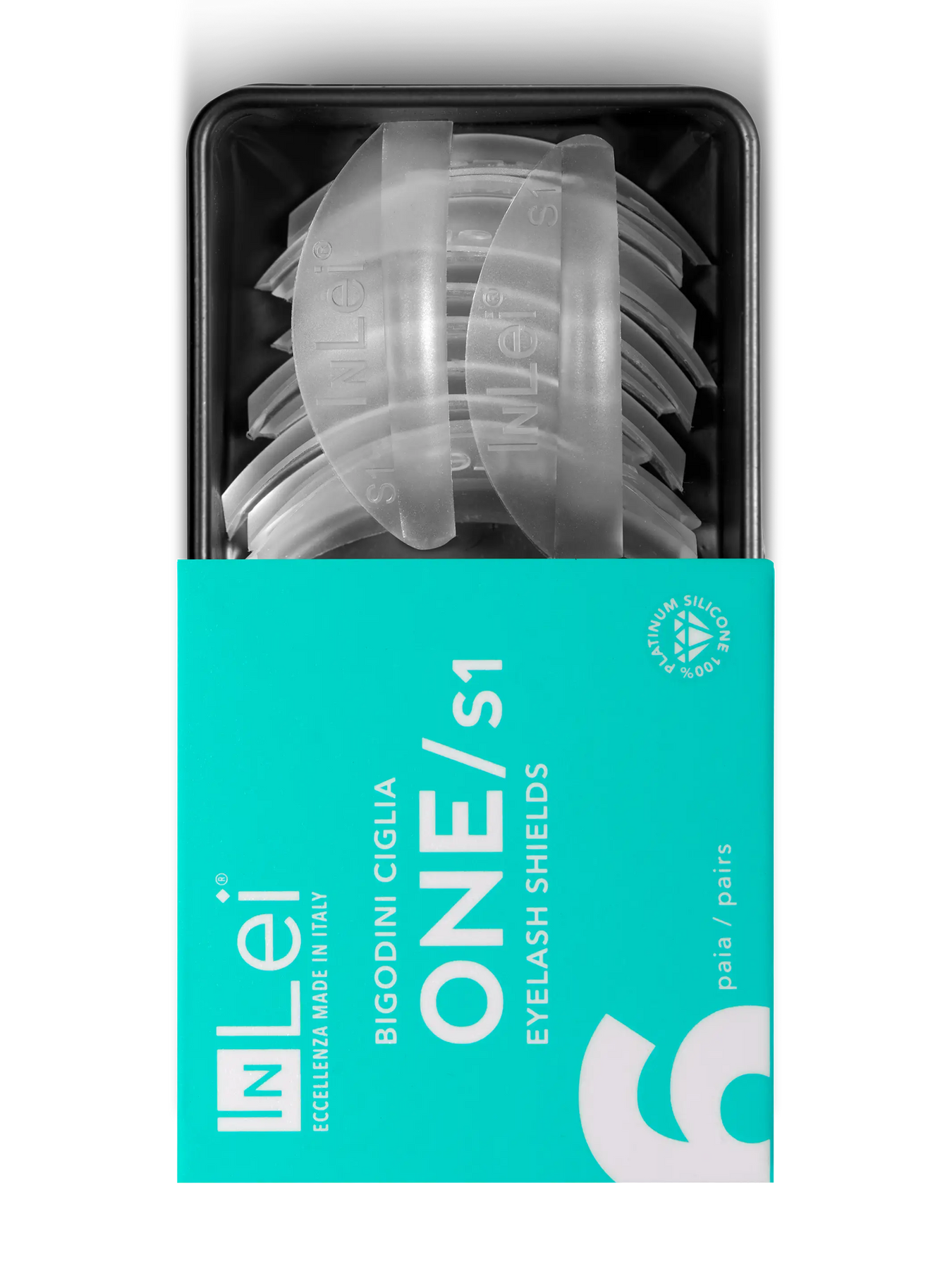 ONE S1 – silikonski jastučići za trepavice, 6 pari3
