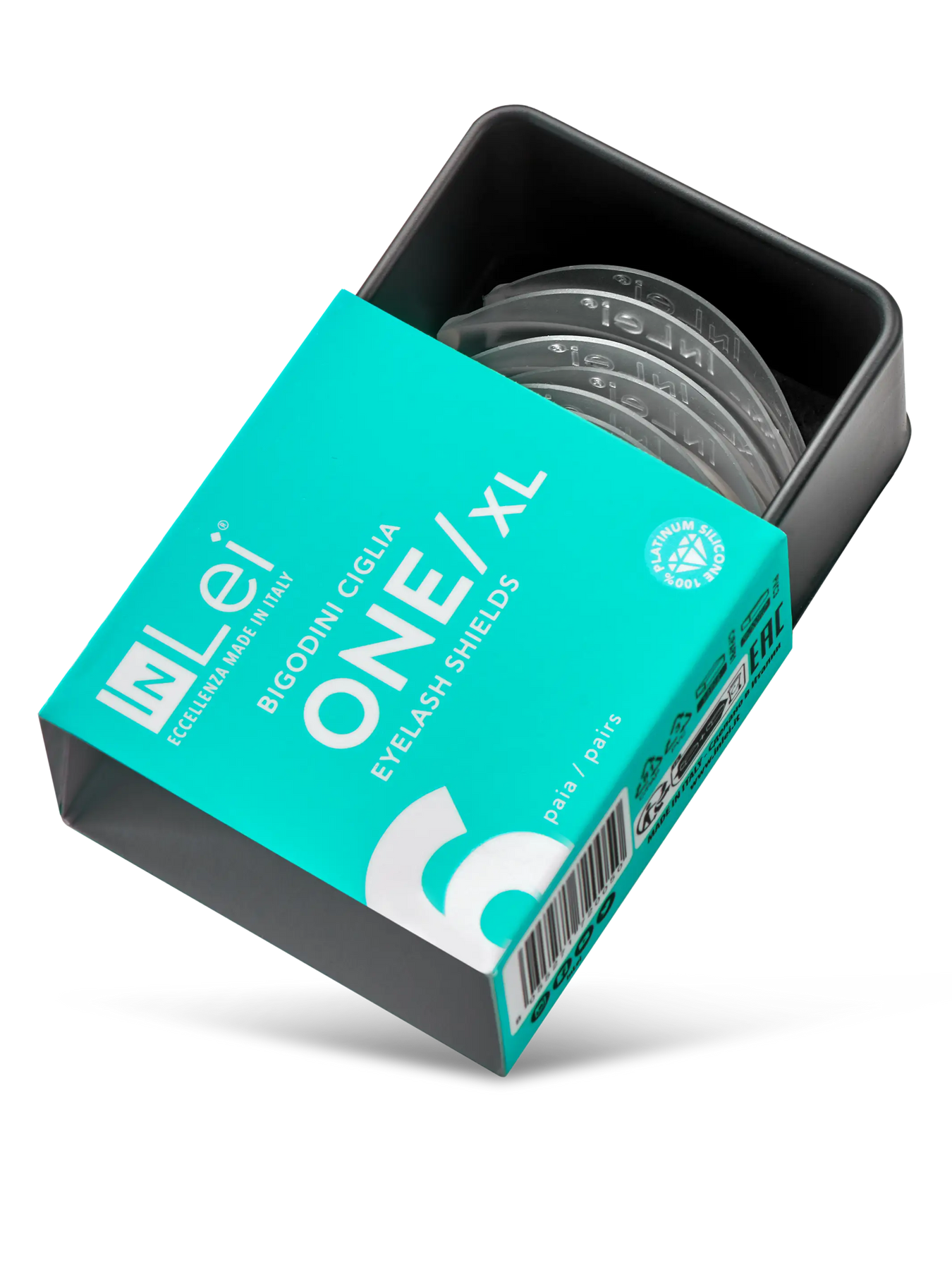 ONE xL – silikonski jastučići za trepavice, 6 pari1