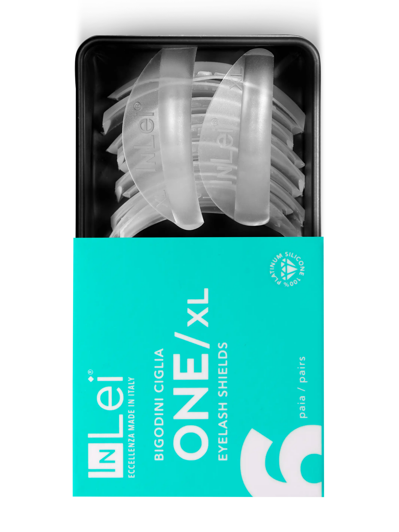 ONE xL – silikonski jastučići za trepavice, 6 pari3